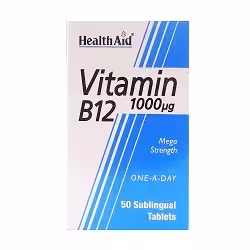 قرص زیر زبانی ویتامین ب12 هلث اید (1000 میکروگرم)