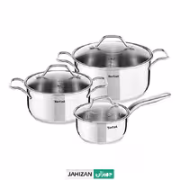 سرویس قابلمه 6 پارچه استیل تفال B864S674 Intuition