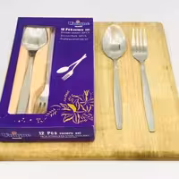 قاشق و چنگال جعبه بنفش یونیک معمولی 3 مدل