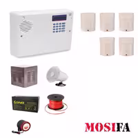 پکیج دزدگیر اماکن سایلکس سیمکارتی مدل SPR5