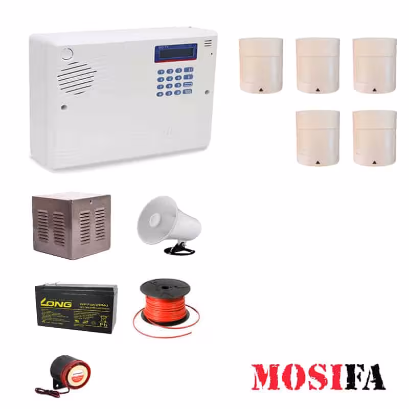 پکیج دزدگیر اماکن سایلکس سیمکارتی مدل SPR5