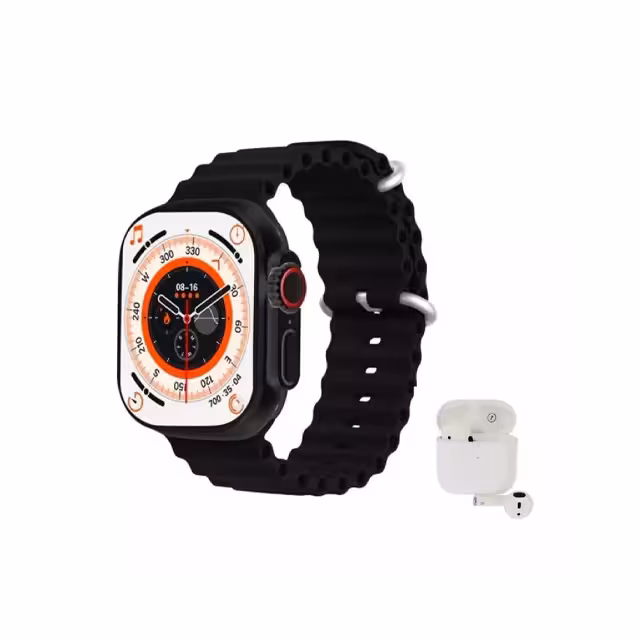ساعت هوشمند سری 8 و ایرپاد مدل w26 ultra ma