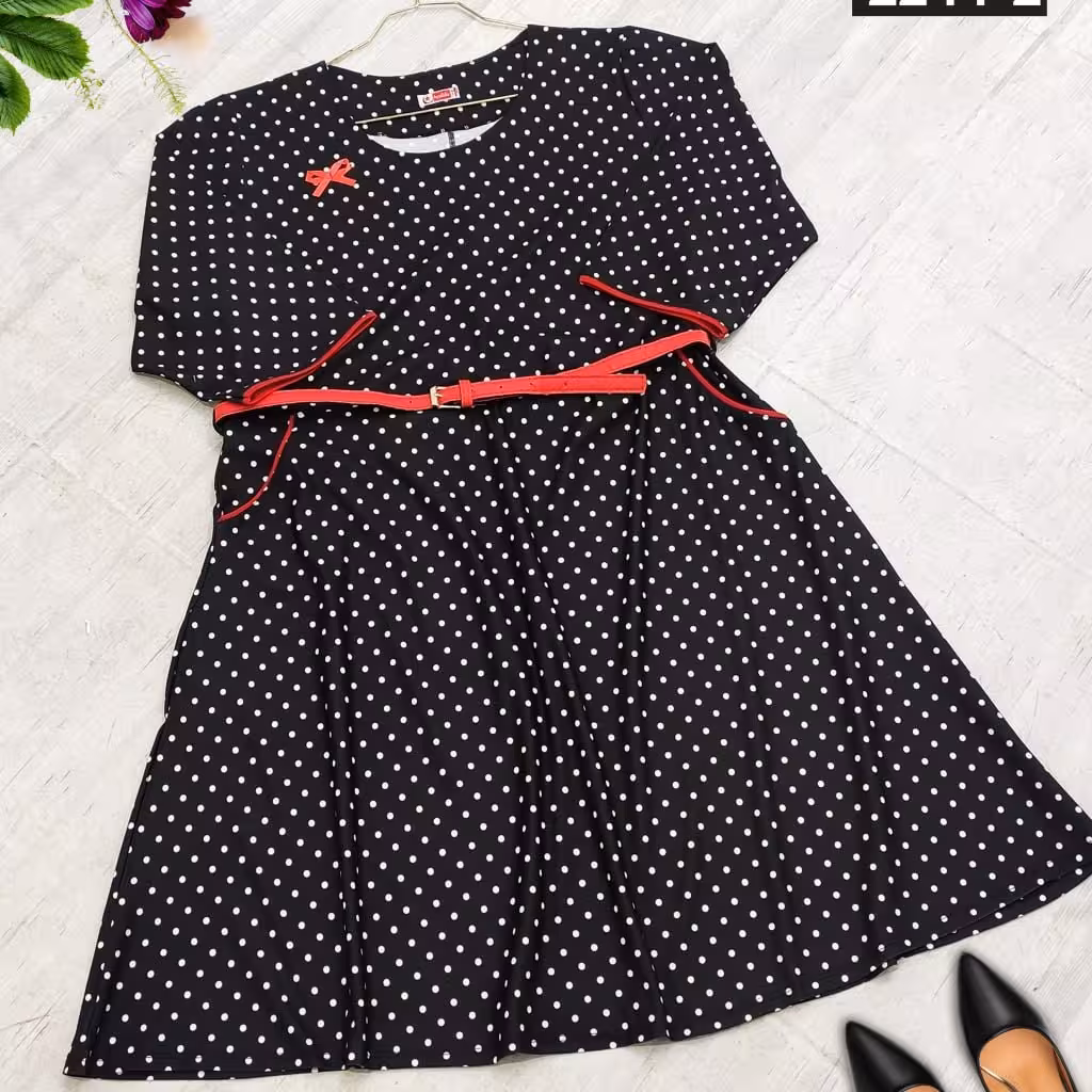 پیراهن 2244 مجلسی کرپ بنگلادش سایز بزرگ تک رنگ ارسال رایگان 