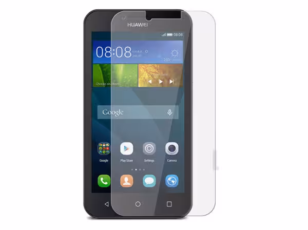 گلس y560 بی رنگ و شفاف هواوی وای 5 محافظ صفحه نمایش شیشه ای Clear Glass for Huawei Y560