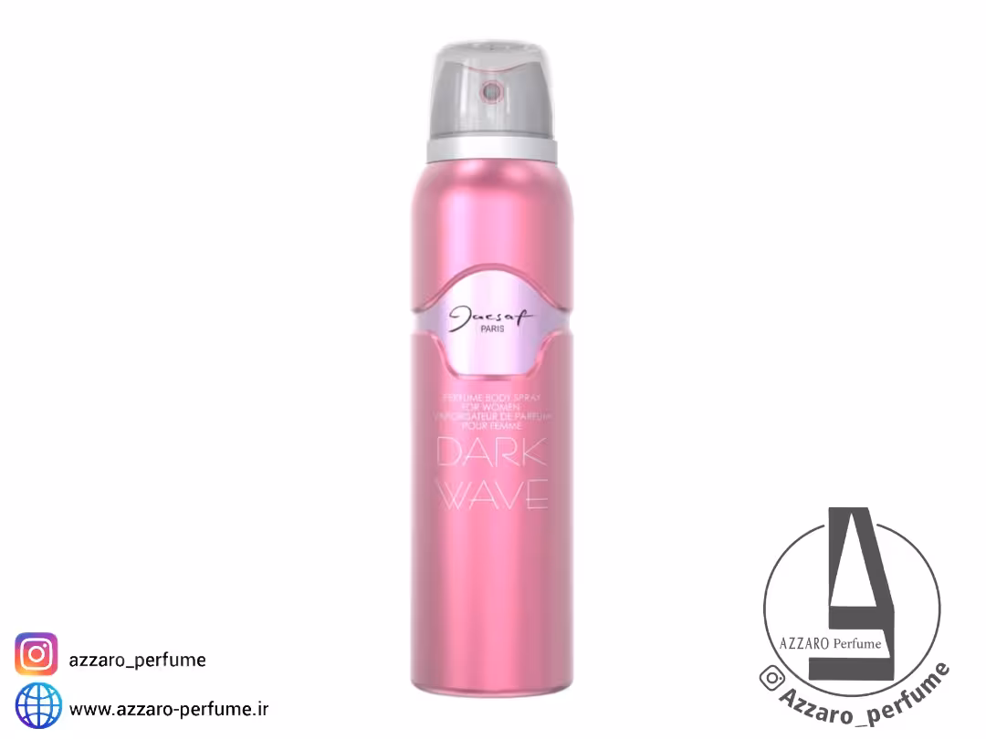 اسپری بدن زنانه ژک ساف مدل Dark Wave حجم 150 میل