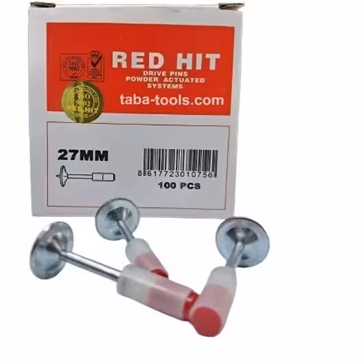 میخ چاشنی‌دار 27 میلی‌متری ردهیت RED HIT