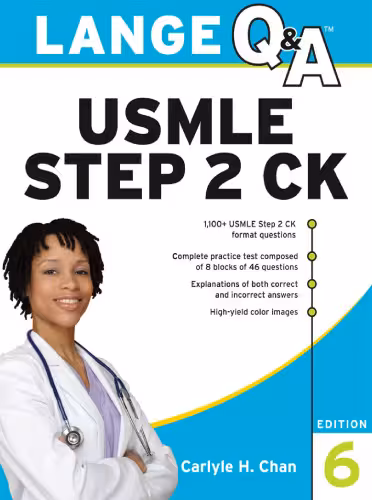 خرید و دانلود نسخه کامل کتاب Lange Q&amp;A: USMLE Step 2 CK (Lange Q&amp;A), 6th Edition