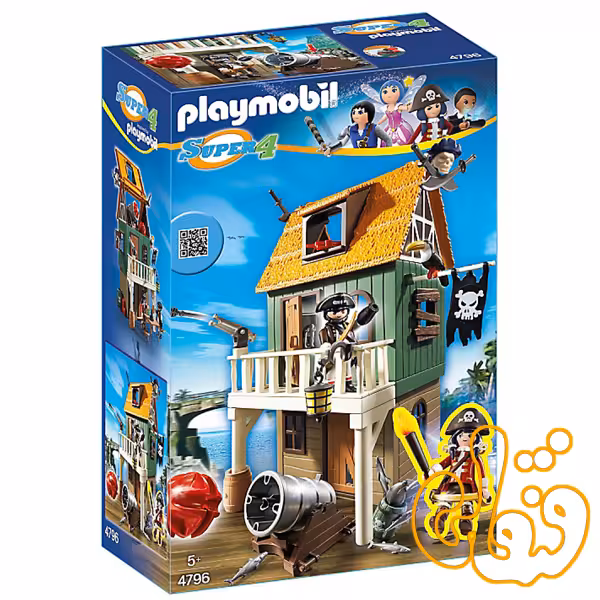 Camouflage Pirate Fort with Ruby 4796