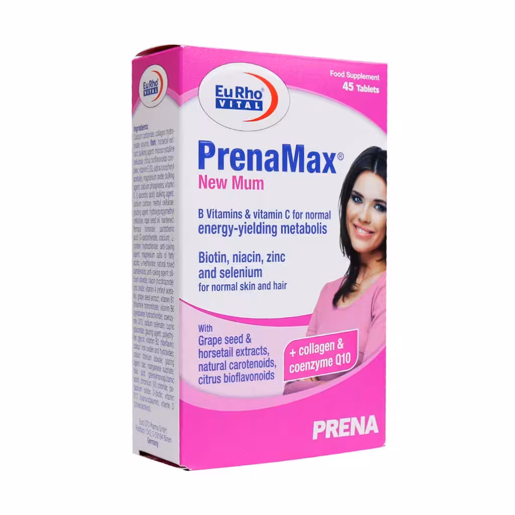 پرینا مکس نیومام یوروویتال PRENAMAX NEW MUM EURHO VITAL