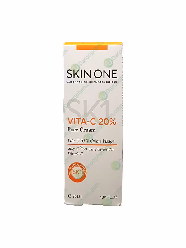 کرم صورت ویتامین C 20 درصد اسکین وان 30 میلی لیتر – Skin One Vita-C 20% Face Cream 30 ml