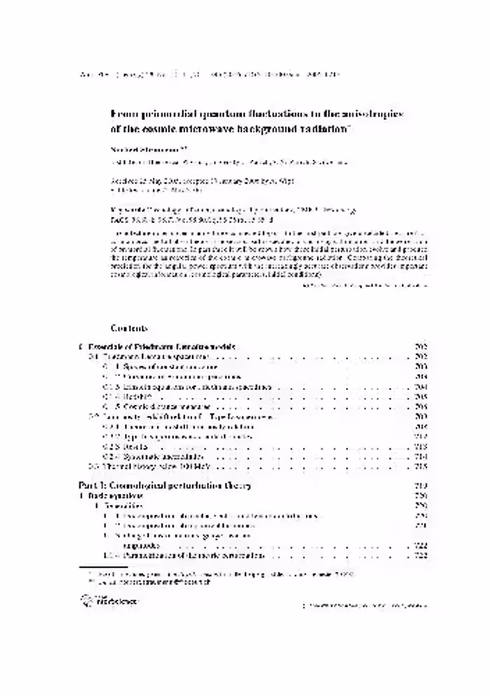 خرید و دانلود نسخه کامل کتاب From Primordial Quantum Fluctuations to the Anisotropies of CMBR