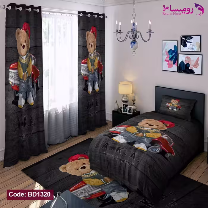 قیمت و خرید روتختی طرح تدی راننده یک نفره برند دکو کد BD1320