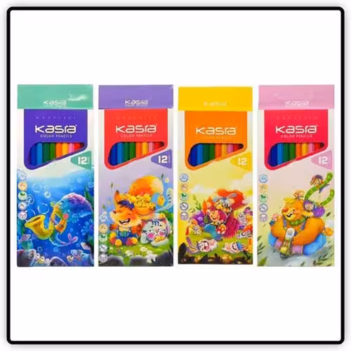 مداد رنگی 12 رنگ کسری