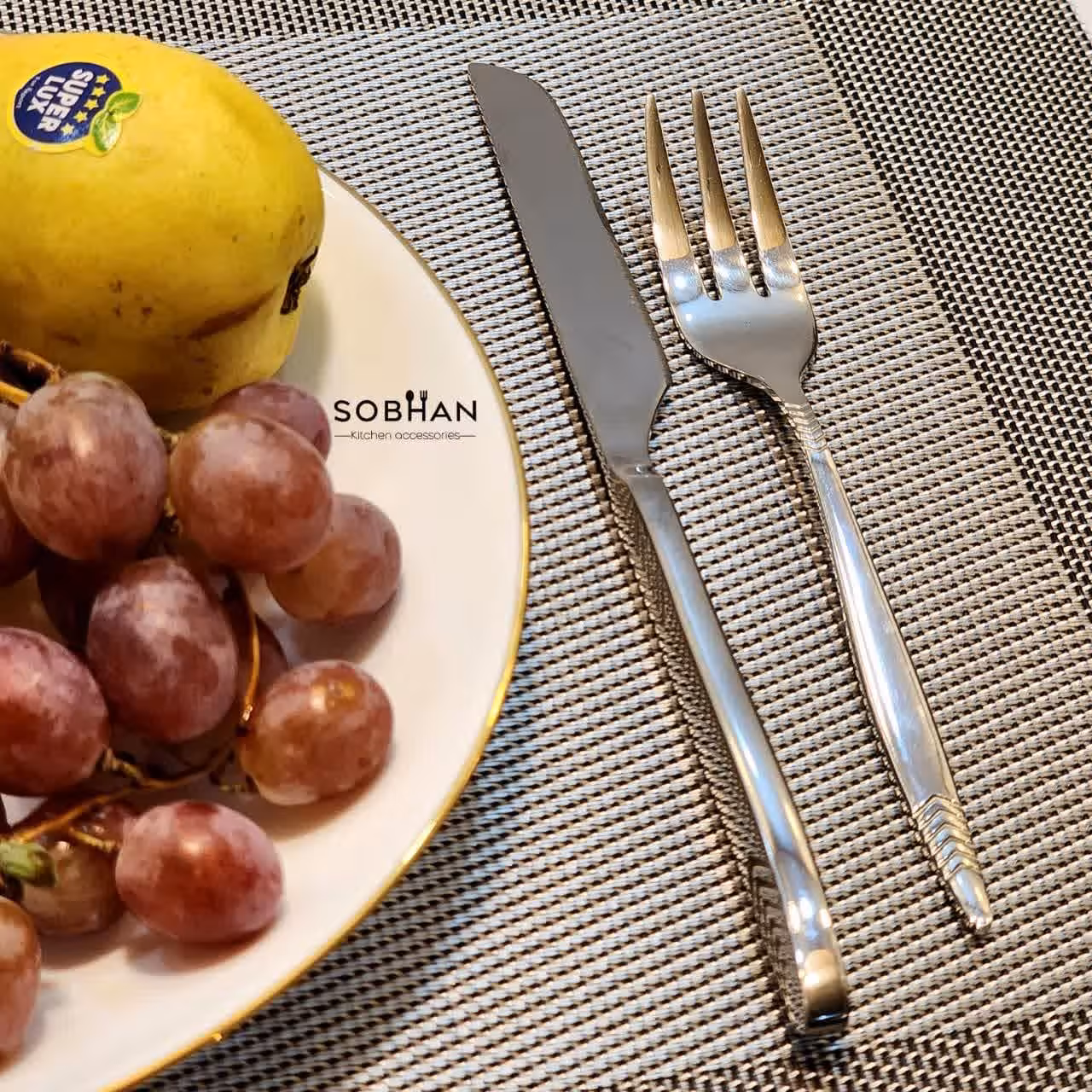 کارد و چنگال میوه  استیل یونیک