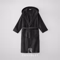 حوله تن‌پوش مردانه ذغالی 100٪ پنبه ارگانیک مدل Ecosoft