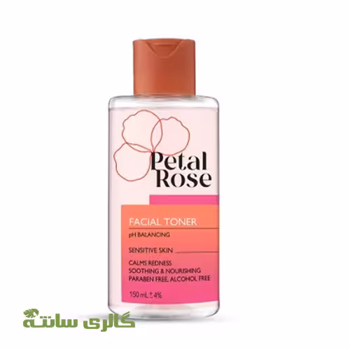 تونر پاک کننده مخصوص پوست حساس پتال رز Petal rose حجم 150 میل