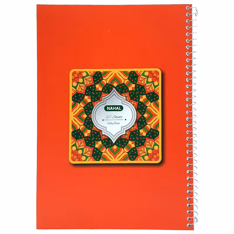 دفتر 60 برگ سیمی کد 3610.طرح 5