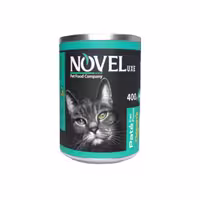 کنسرو گربه 400 گرمی طعم ماهی اقیانوسی برنده نوول NOVEL