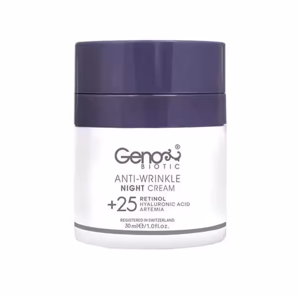 کرم ضدچروک شب بالای 25 سال ژنوبایوتیک 30 میلی لیتر GenoBiotic