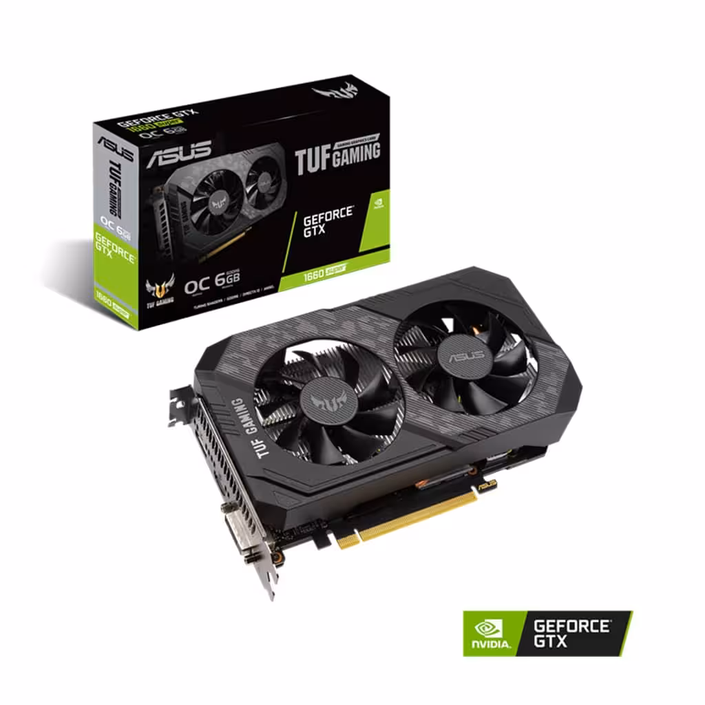 کارت گرافیک ایسوس مدل TUF-GTX1660S-O6G-GAMING
