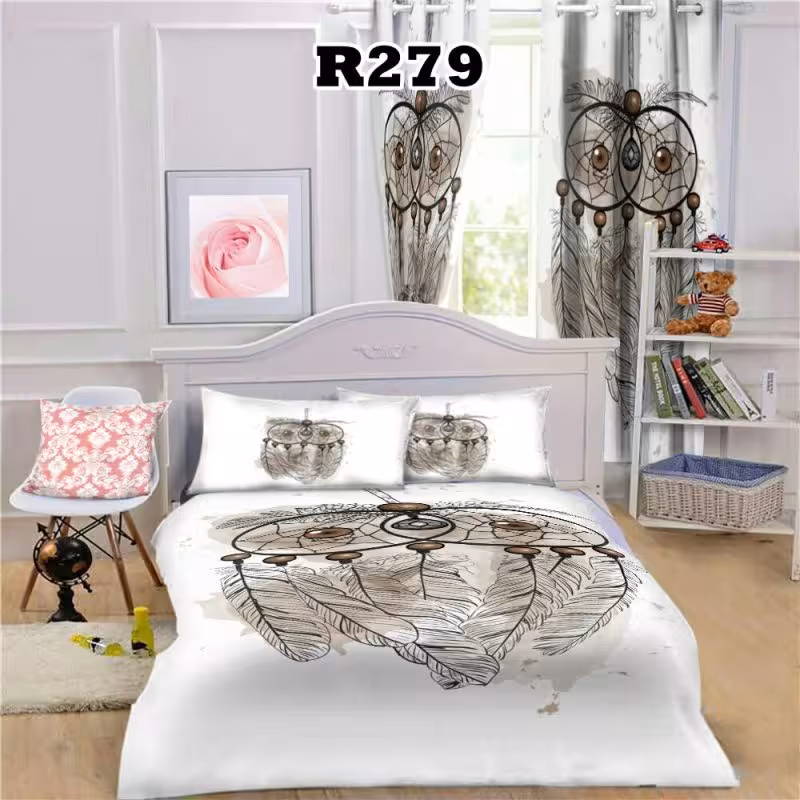 روتختی سه بعدی طرح جغد و پر