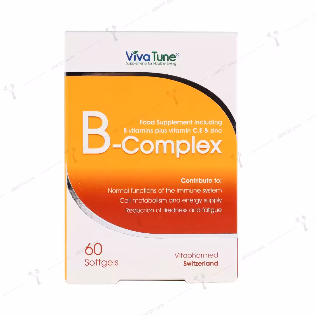 کپسول ژلاتینی نرم ب کمپلکس و ویتامین سی ویتامین ای و زینک ویواتیون 60 عددی