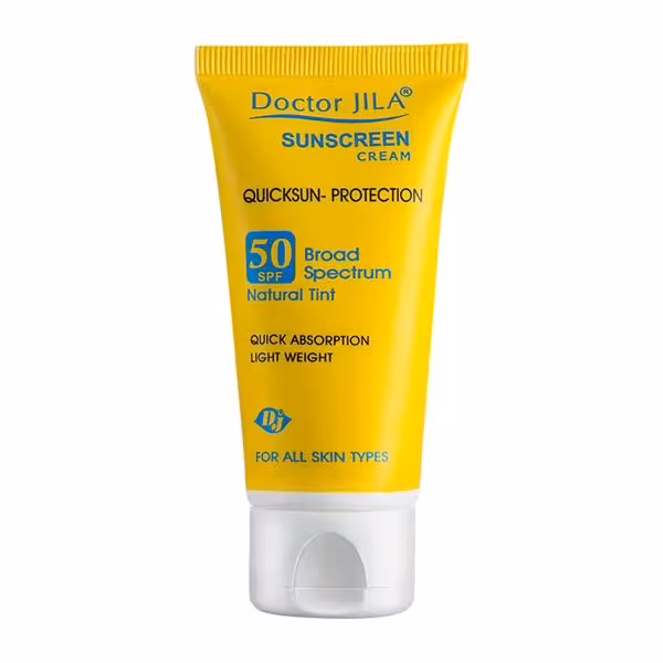 ضد آفتاب کوئیک سان پروتکشن رنگ طبیعی SPF50 دکتر ژیلا