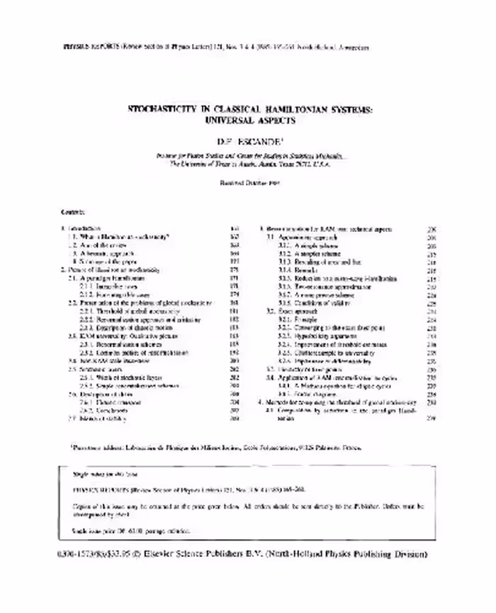 خرید و دانلود نسخه کامل کتاب Stochasticity in classical Hamiltonian systems: universal aspects