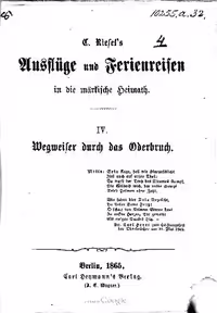 خرید و دانلود نسخه کامل کتاب Wegweiser durch das Oderbruch