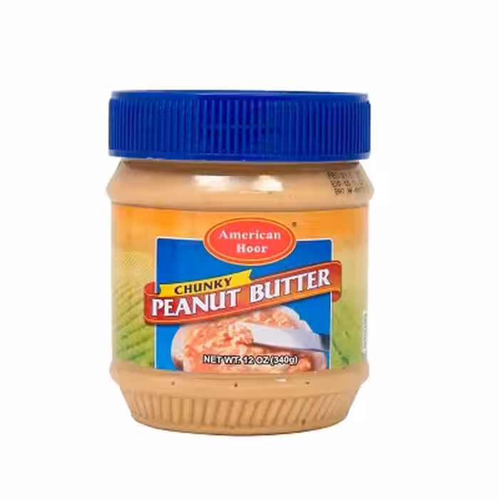 کره بادام زمینی کرانچی امریکن هور 340 گرم