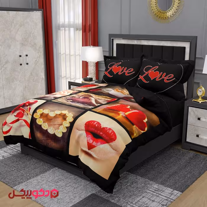 روتختی سه بعدی طرح عشق BD1132