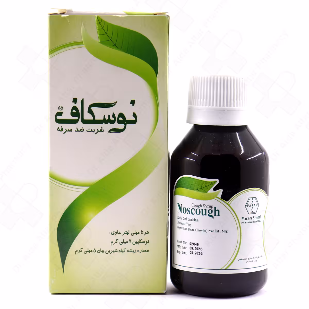 شربت ضد سرفه نوسکاف فاران شیمی 100 میلی لیتر