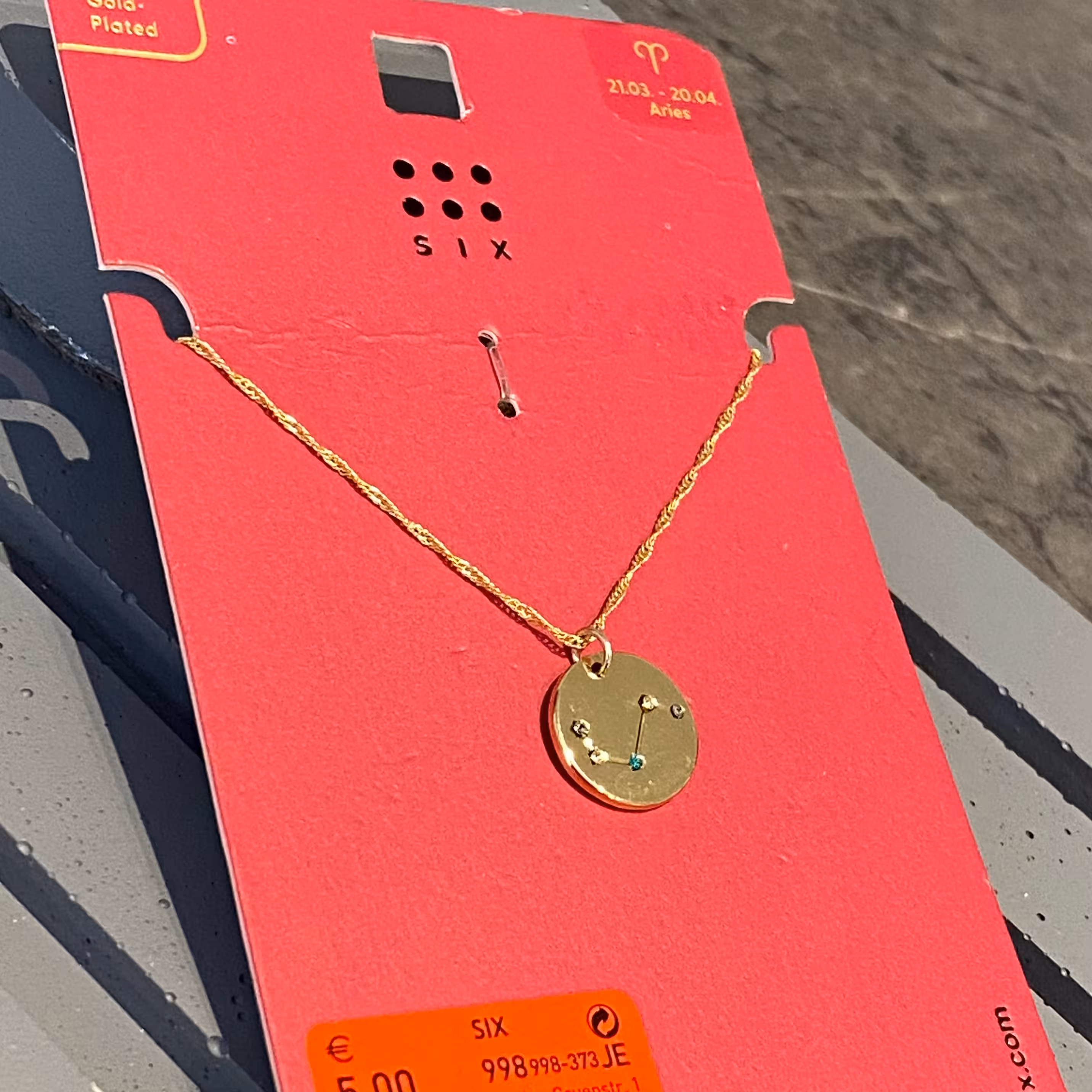 گردبند روکش طلا بسیار زیبا و خاص صورفلکی کاری وارداتی بینظیر