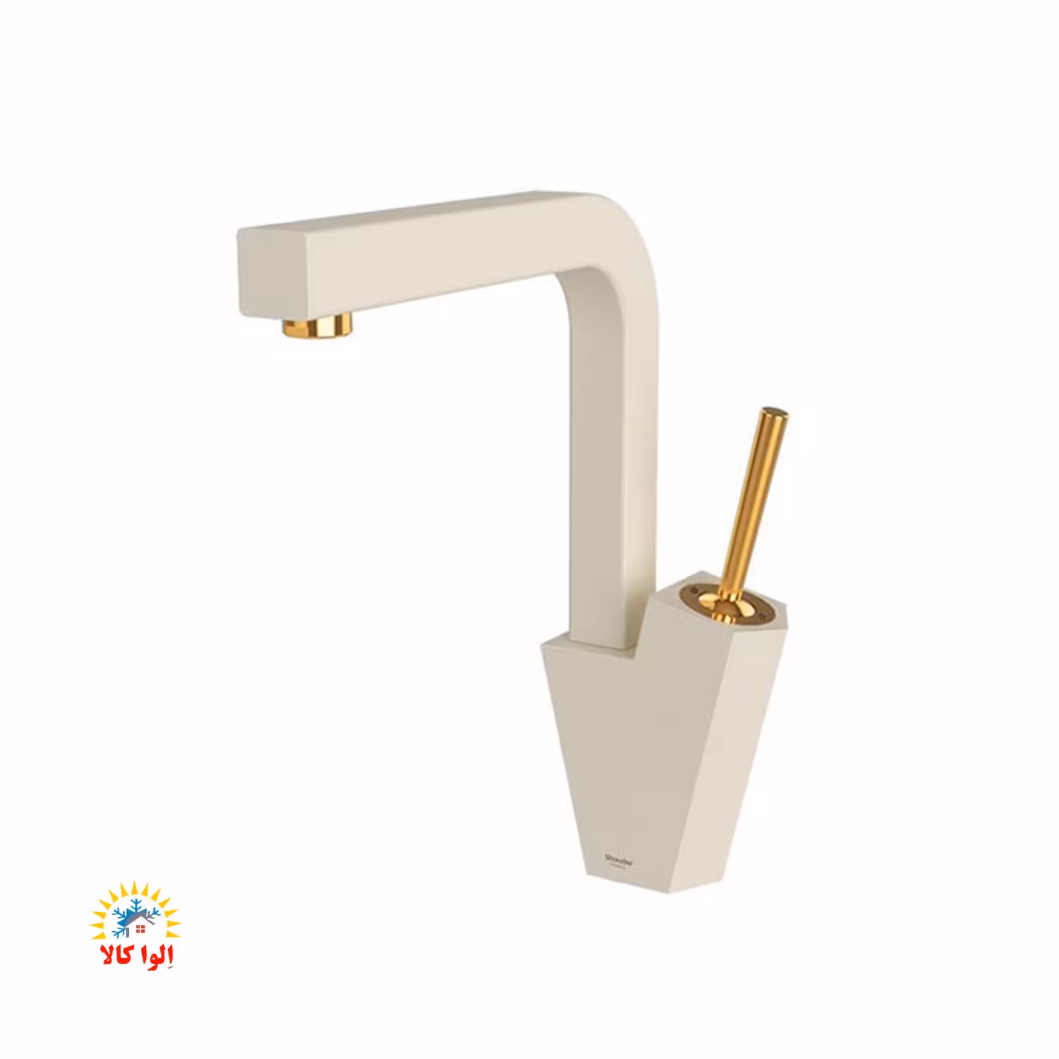 شیر ظرفشویی شودر مدل تیفانی شیری طلایی