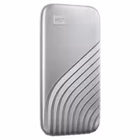 هارد SSD اکسترنال وسترن دیجیتال مدل Western Digital My Passport SSD Silver ظرفیت 1TB