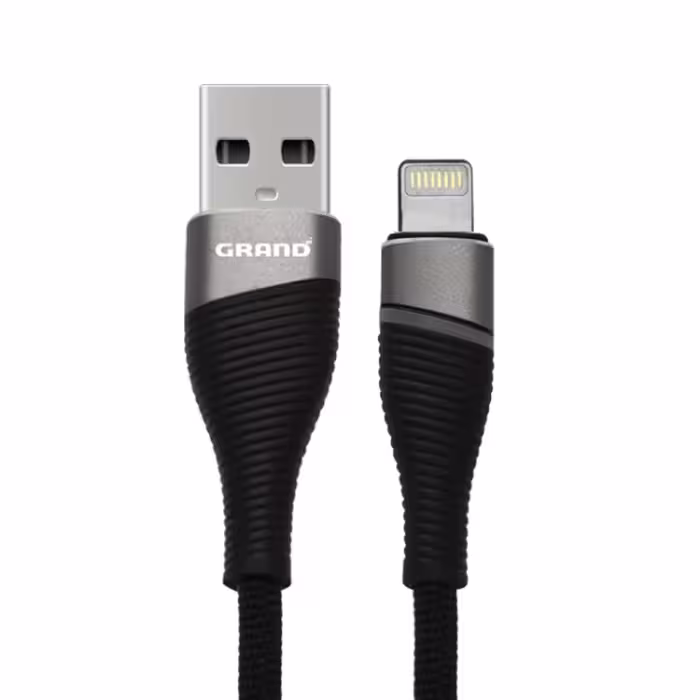 کابل تبدیل USB به آیفون (Lightning) گرند مدل GK-18، با 6 ماه گارانتی