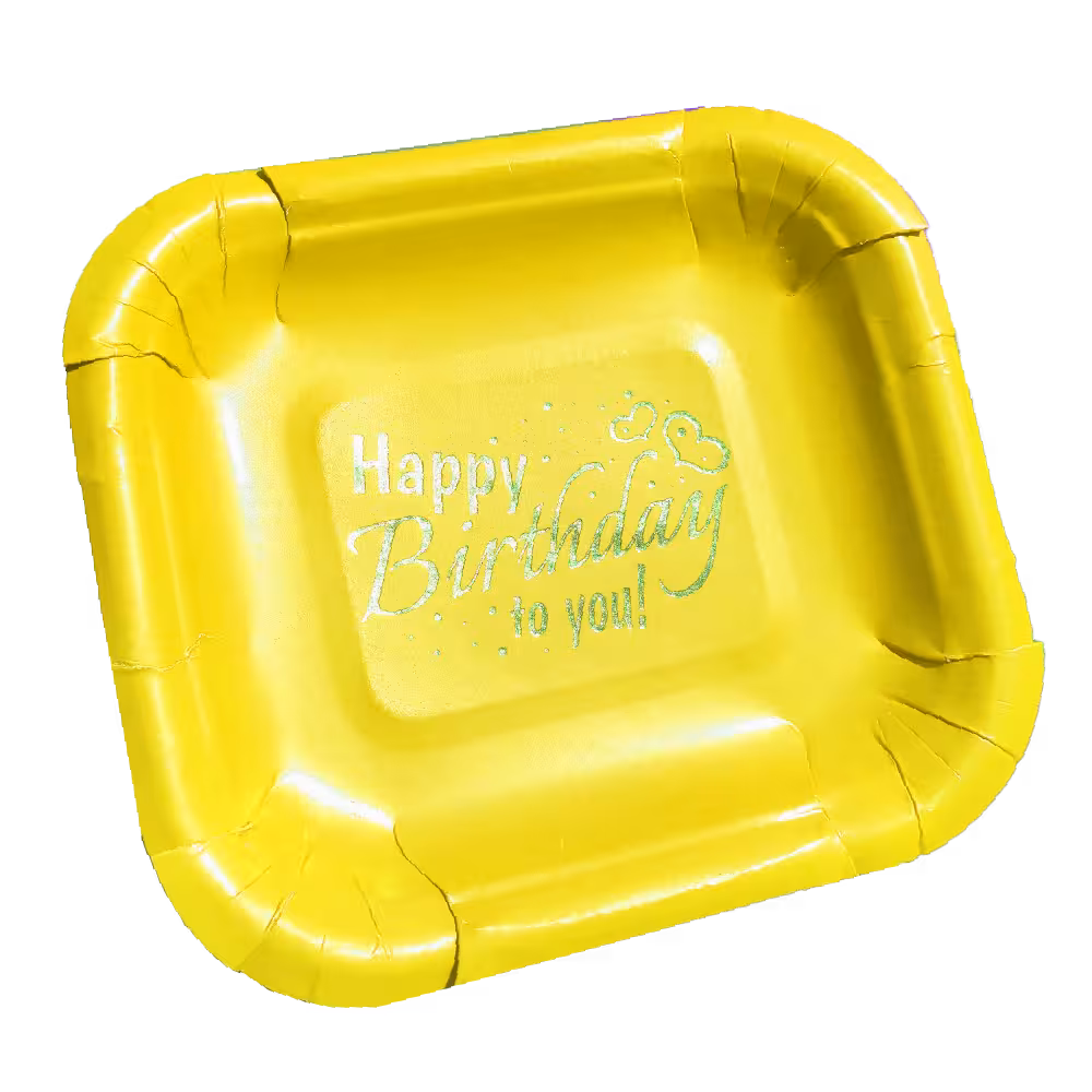 پیش دستی پاستیلی طلاکوب زرد