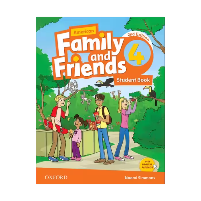 امریکن فمیلی اند فرندز 4 | کتاب انگلیسی American Family and Friends 4 (سایز رحلی)
