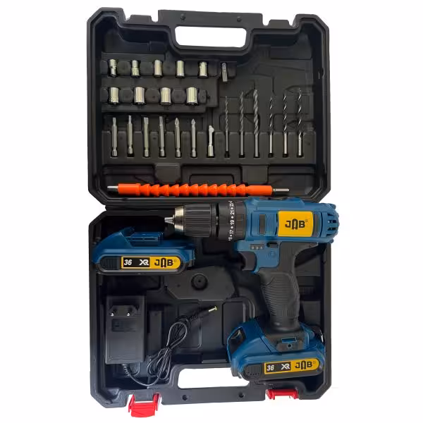 مجموعه 40 عددی پیچ گوشتی شارژی جاب مدل JBS-3650 NEW