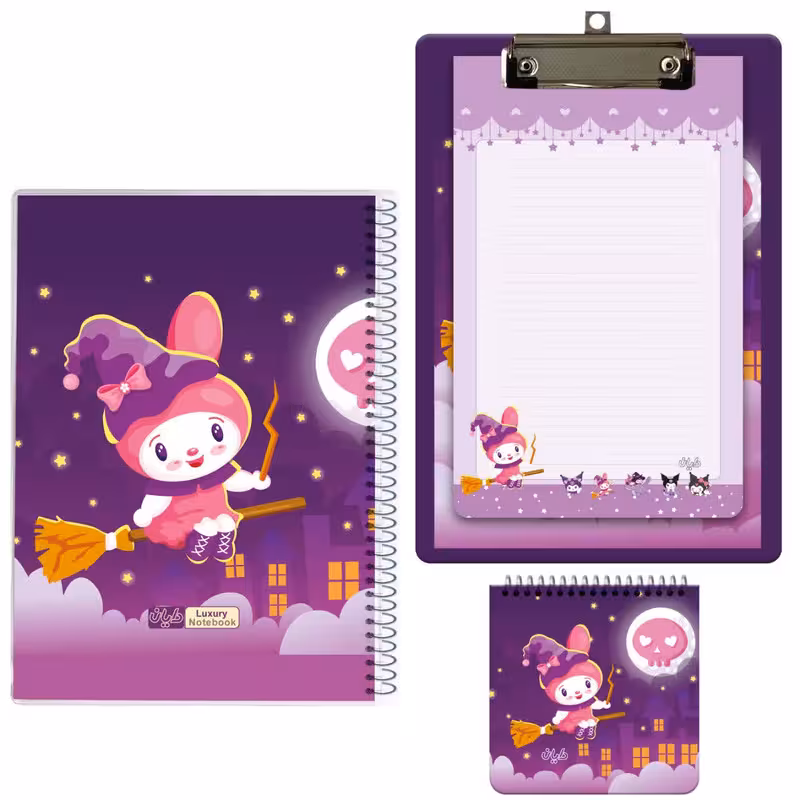 بسته لوازم تحریر دایان مدل کرومی 08 مجموعه سه عددی | کالا مکس