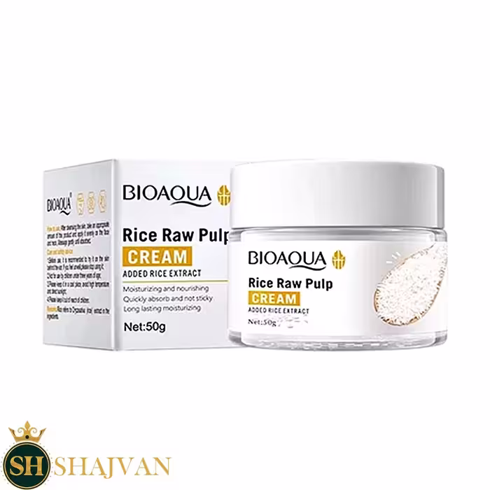 کرم آبرسان و مرطوب کننده صورت برنج بیوآکوا BIOAQUA