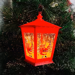 فانوس چراغدار طرح بابانوئل 13 سانت کد 374