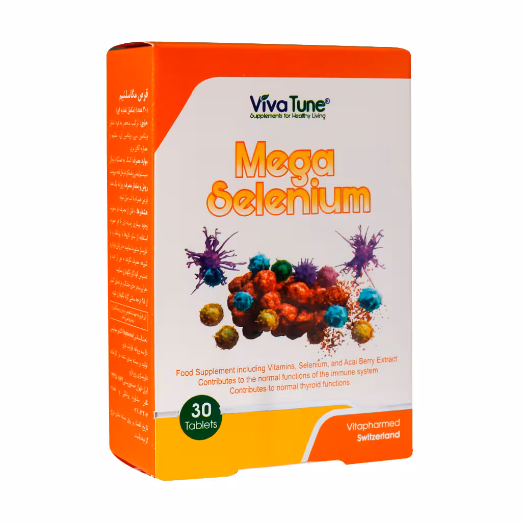 قرص مگاسلنیوم ویواتیون 30 عدد | Vivatune Mega Selenium