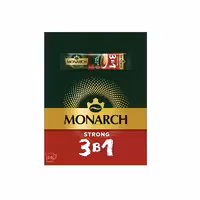 قهوه فوری 3 در 1 استرانگ مونارچ Monarch Strong بسته 24 عددی