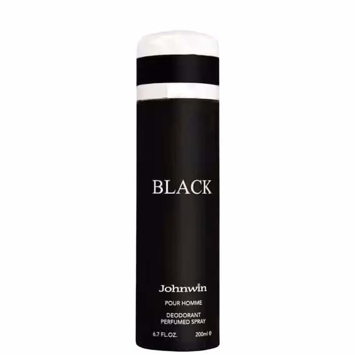 اسپری بدن دئودورانت جانوین مدل بلک افغان Johnwin Black مردانه