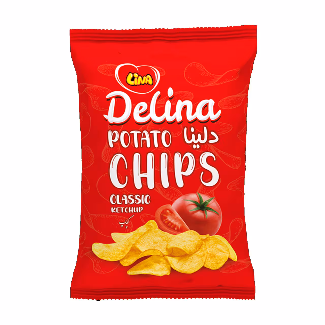 چیپس کچاپ لینا 55 گرمی