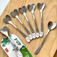 قاشق قلبی 6عددی 
