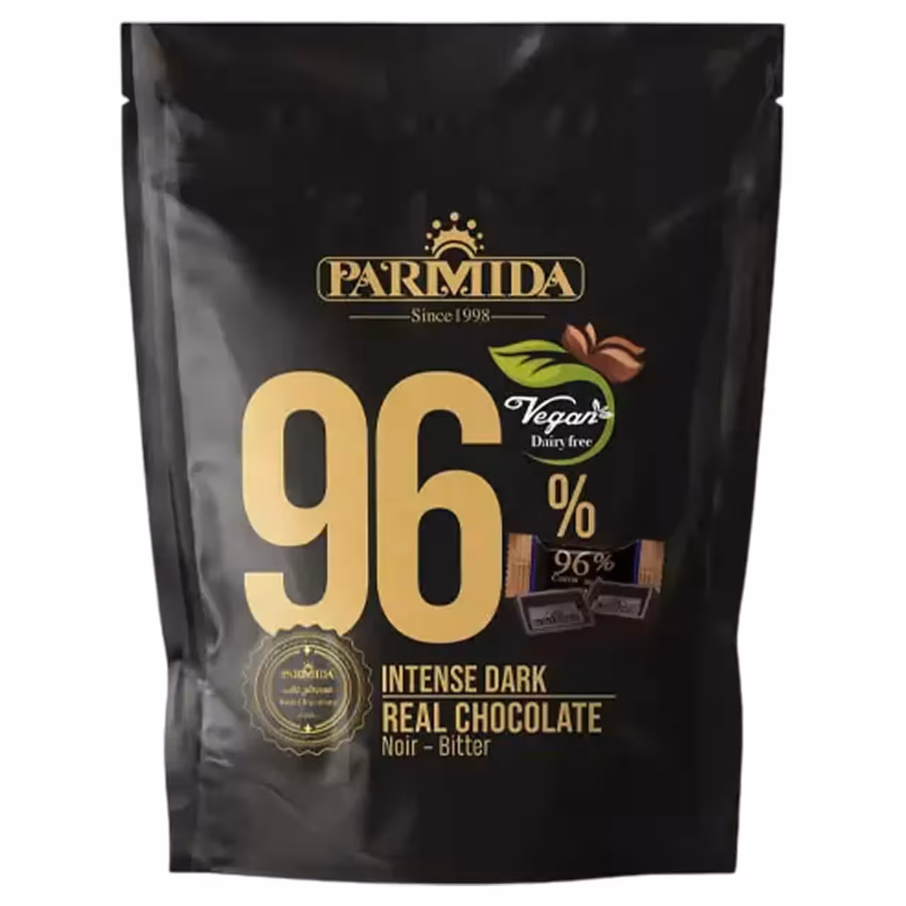 شکلات تلخ 96 درصد پارمیدا – 70 گرم