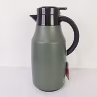 فلاسک شیشه صورتی 1.3 لیتر رگال رنگ یشمی