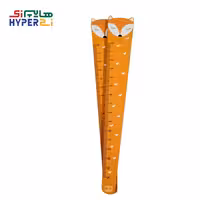 خط کش فانتزی چوبی 15 سانتی طرح روباه